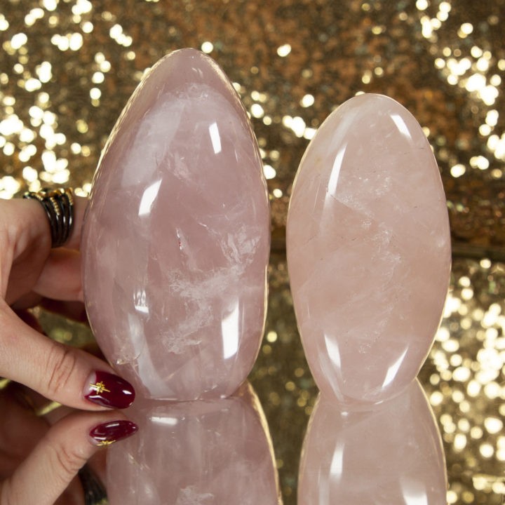 Rose Quartz Pillars