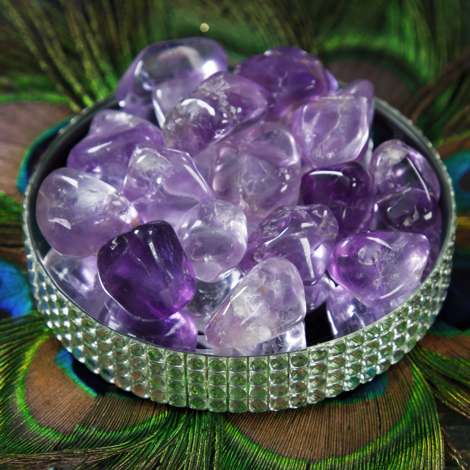 Medium Tumbled Amethyst for balance and Source connection