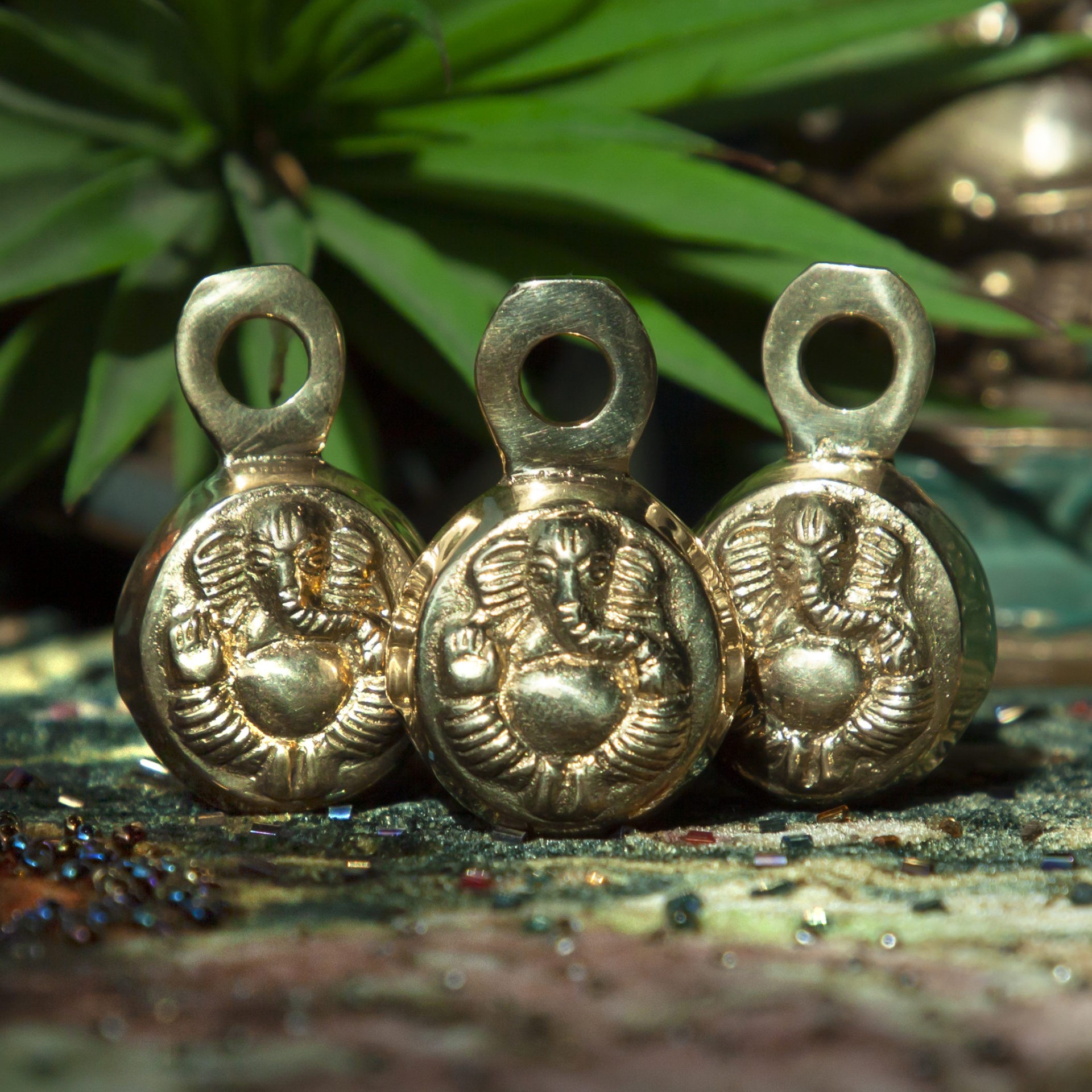 High quality brass Tibet Bell with zodiac sign Tiger 