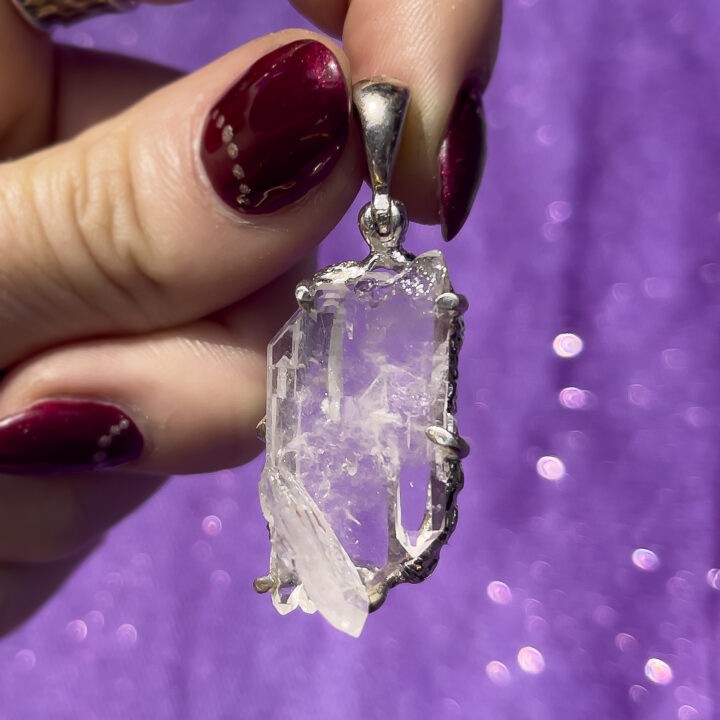 Sterling Silver Faden Quartz Pendant