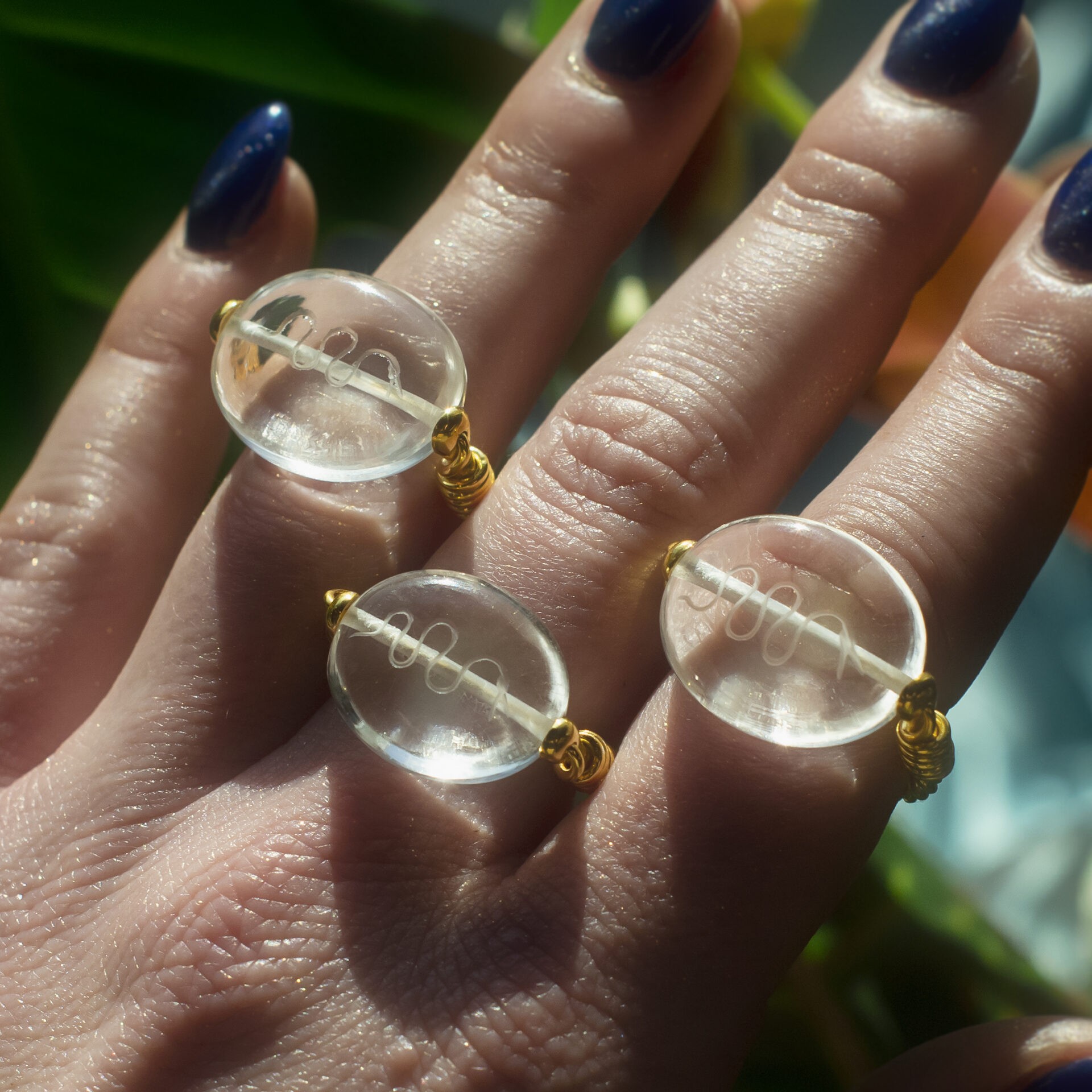 Metal Stamped Lotus Ring with Swarovski Crystals, DIY Design – Beaducation