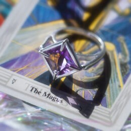 Pink Amethyst Magician Ring