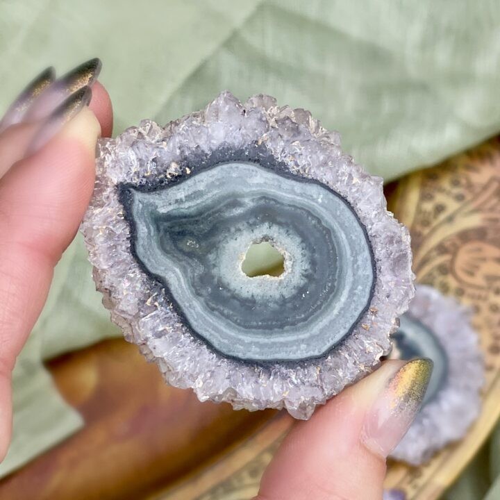 Peaceful Amethyst Stalactite Flower