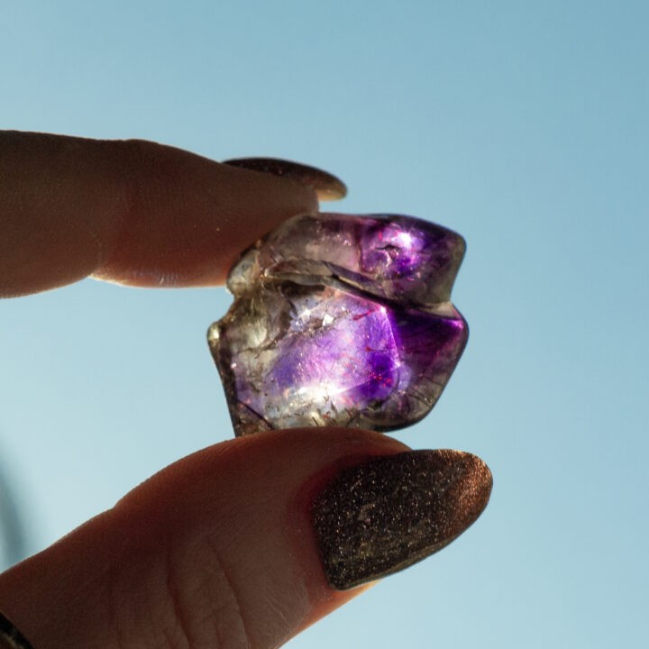 Tumbled Shangaan Amethyst