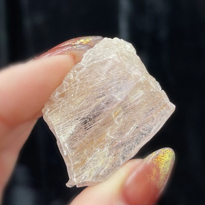 Natural Etched Kunzite