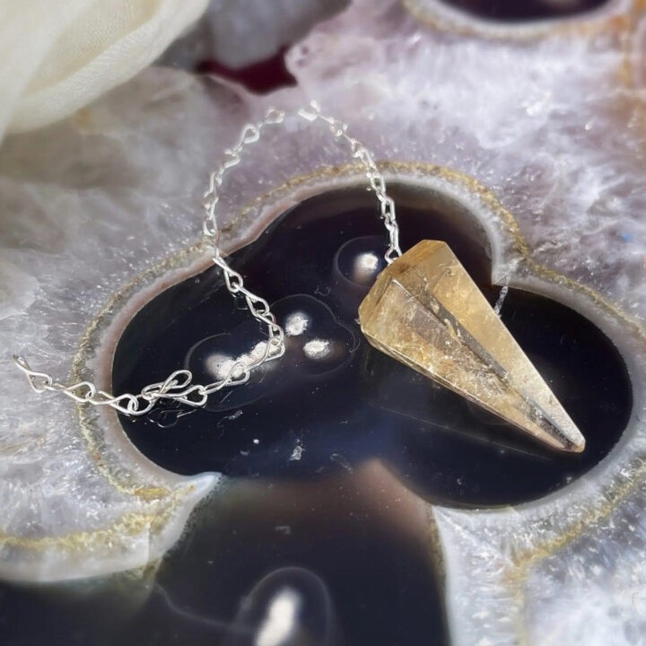 Smoky Citrine Prosperity Pendulum