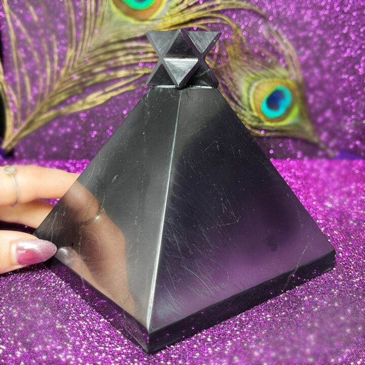 Shungite Merkaba Pyramid