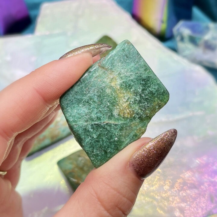 Fuchsite Heart Healing Meditation Stone