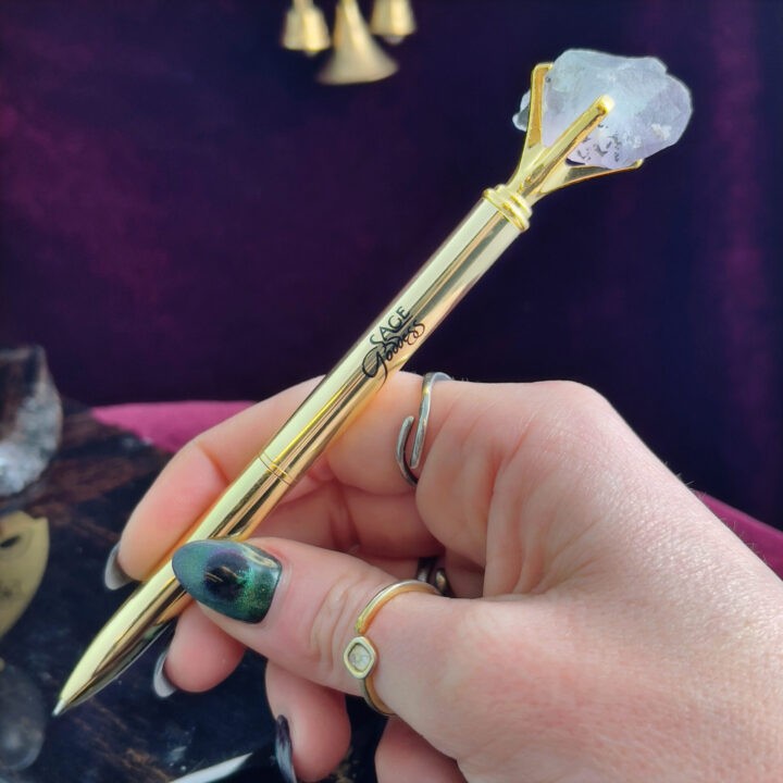 Sage Goddess Fluorite Pen