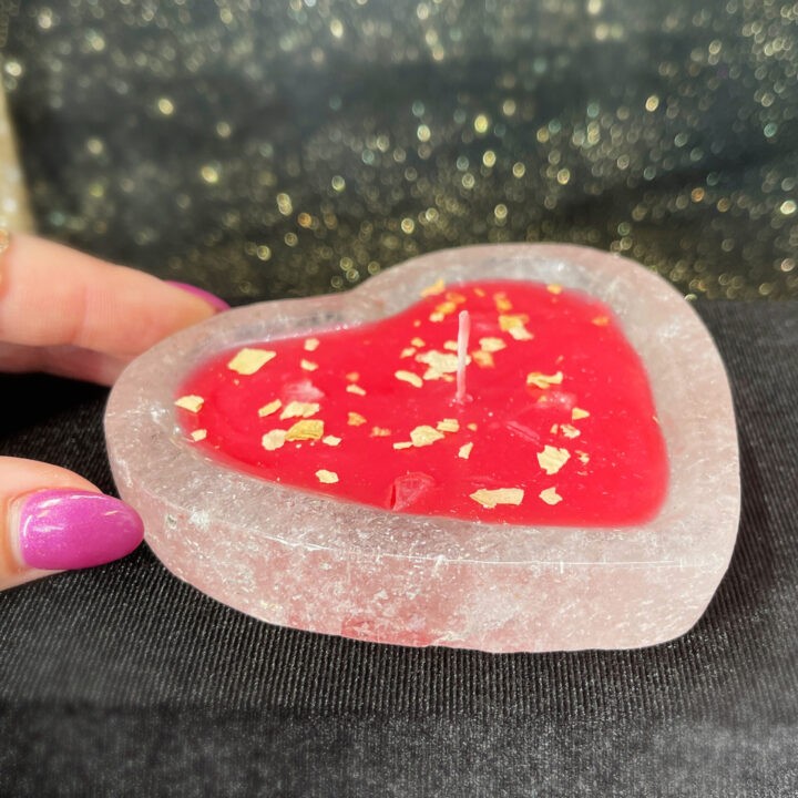 Astral Lovers Heart Candle