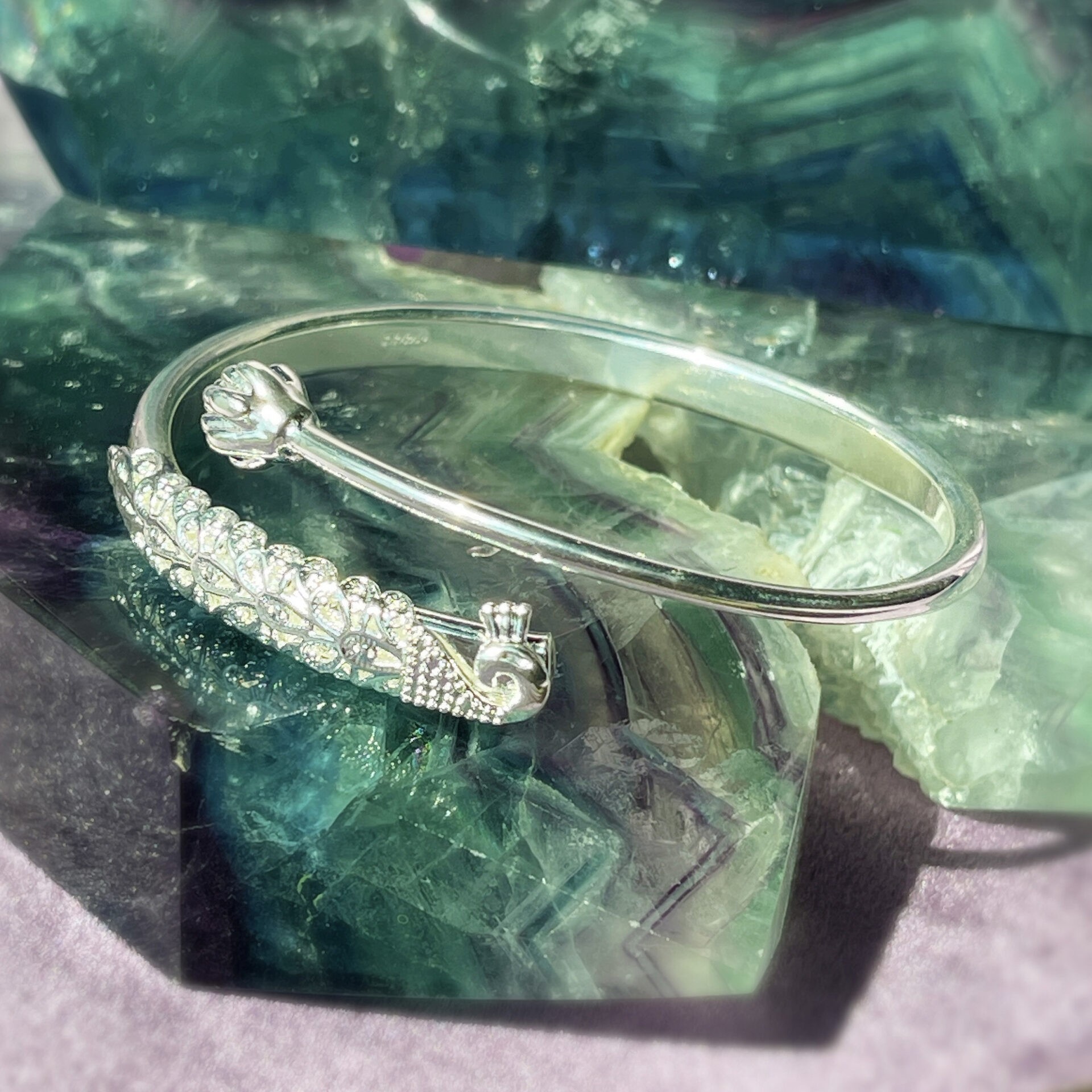 Self Love Peacock Diamond Bracelet for women under 55K - Candere by Kalyan  Jewellers