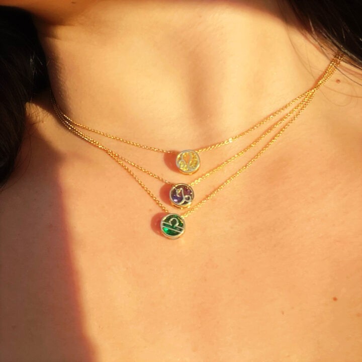 Zodiac Zircon Necklace