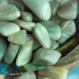 Tumbled Green Moonstone