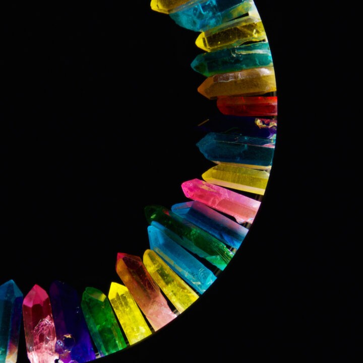 Rainbow of Light Aura Quartz LED Lamp