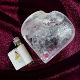 Clear Quartz Heart & Intuitive Perfume Sample Duo