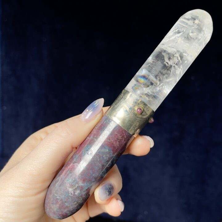 Gemstone Sale: Ruby Kyanite, Clear Quartz, and Ruby-Eyed Shiva Wand