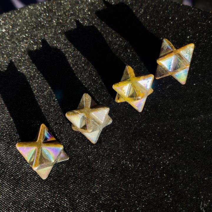 Angel Aura Tigers Eye Mini Merkaba