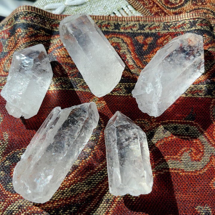 Trigonic Lemurian Quartz Point