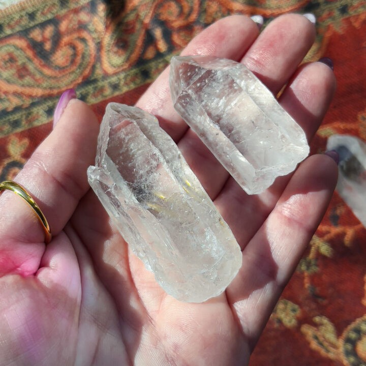 Trigonic Lemurian Quartz Point