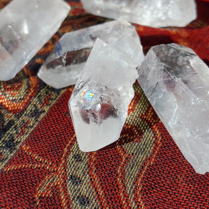 Trigonic Lemurian Quartz Point