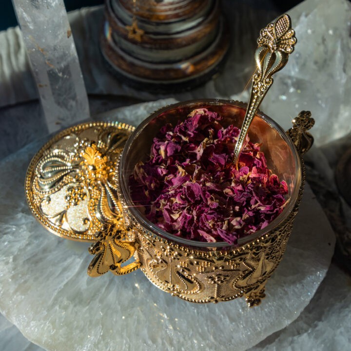 Golden Herb Jar