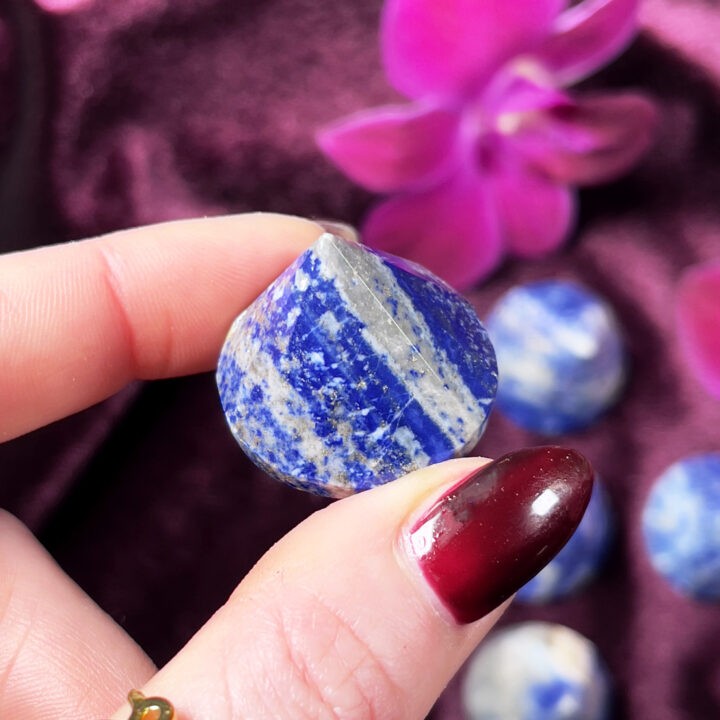 Lapis Lazuli Faceted Mini Pyramid