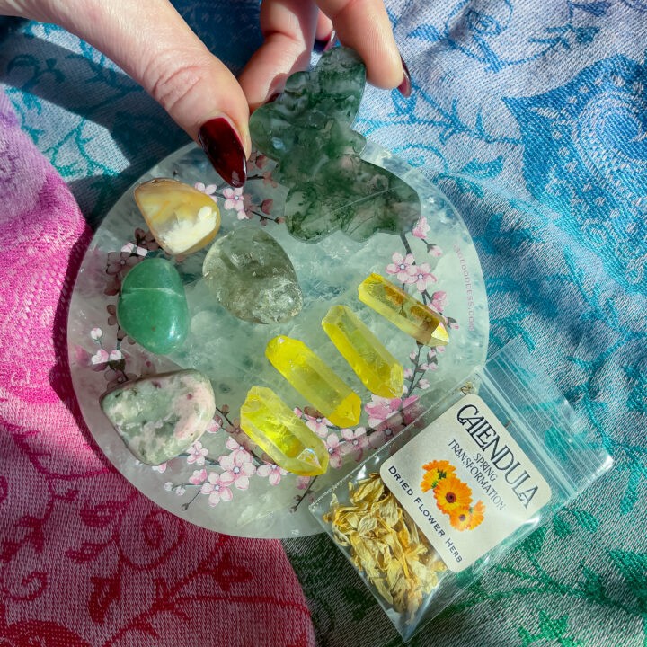 Crystal Grid for Spring Transformation