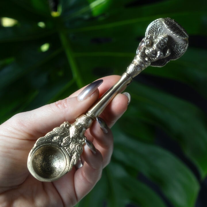 Ganesha Brass Spoon