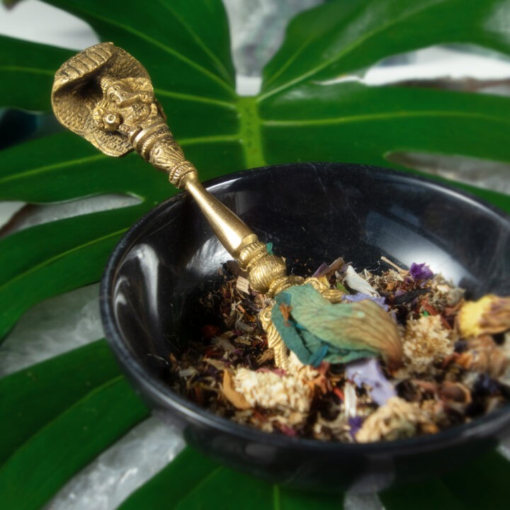 Ganesha Brass Spoon