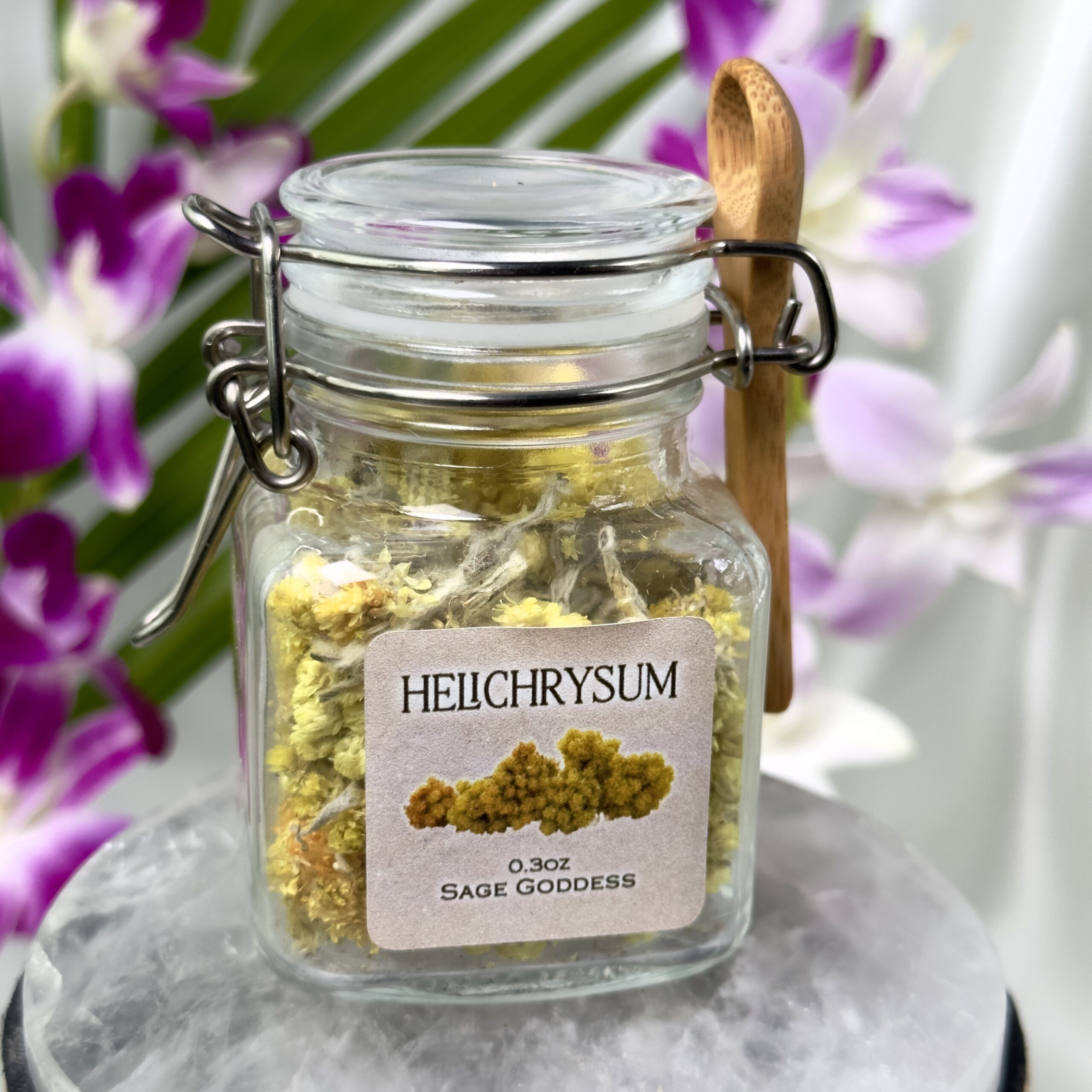 Image of Helichrysum Herb Jar