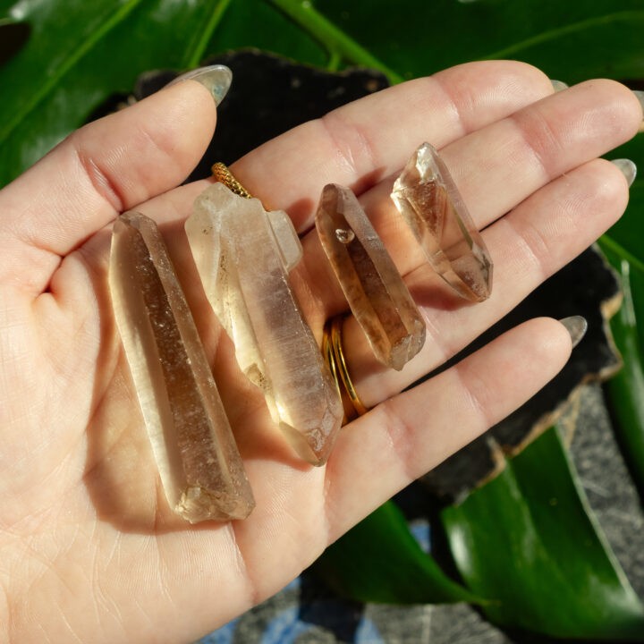 Natural African Smoky Citrine Point