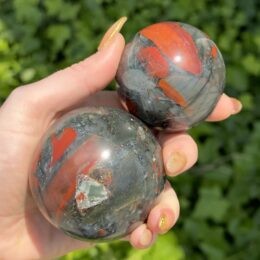 Misfit Minerals: African Bloodstone Sphere