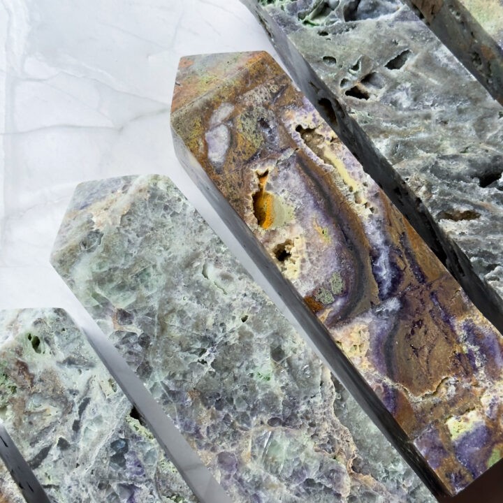 Misfit Minerals: Sphalerite & Fluorite Obelisk