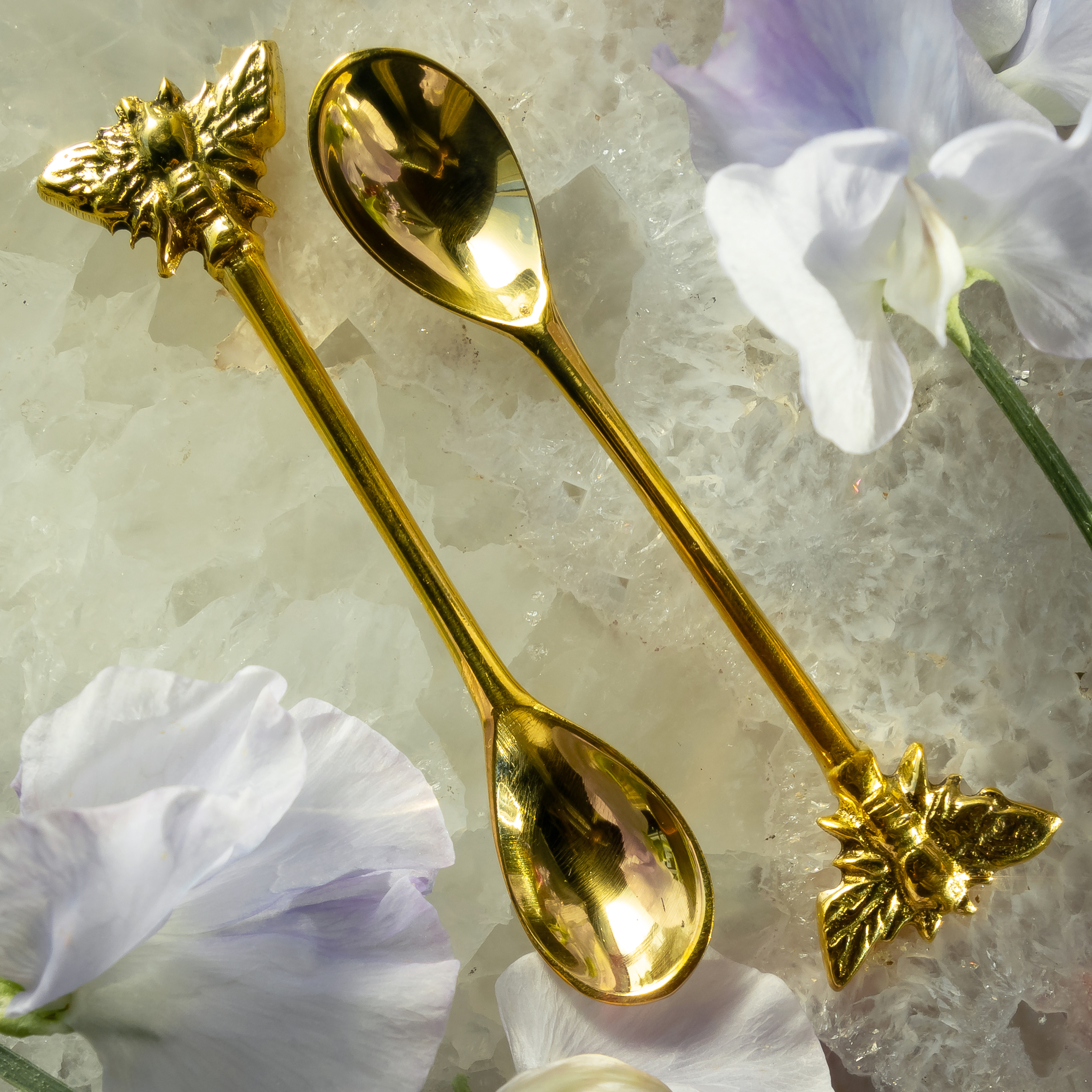 Image of Bee Brass Spoon