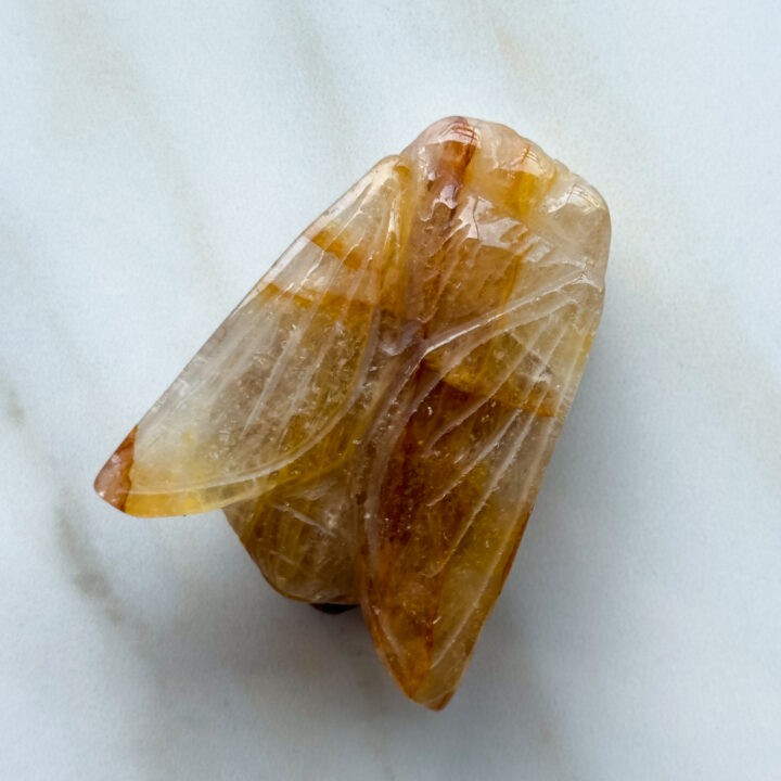 Misfit Minerals: Golden Healer Quartz Bee