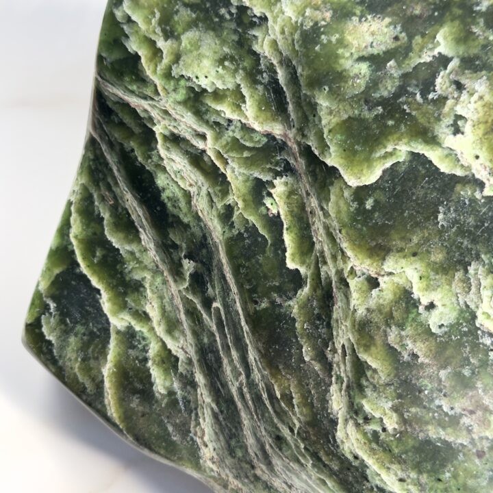 Gemstone Sale: Freeform Polished Nephrite Jade