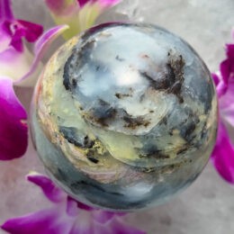 Rare Andean Blue Opal Sphere