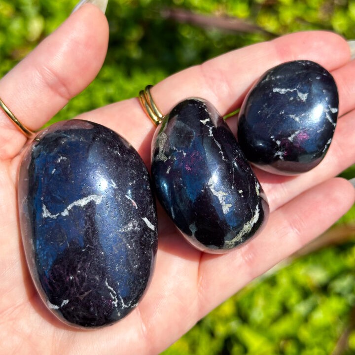 Rare Polished Pink Shimmer Covellite