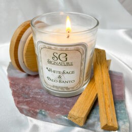 Signature White Sage and Palo Santo Intention Candle
