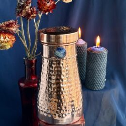 Copper Carafe with Sodalite