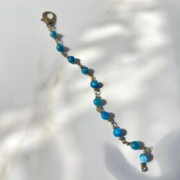 Blue Apatite Anointing Beads