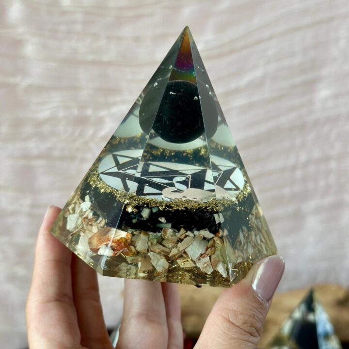 Earth Star Chakra Hexagonal Pyramid